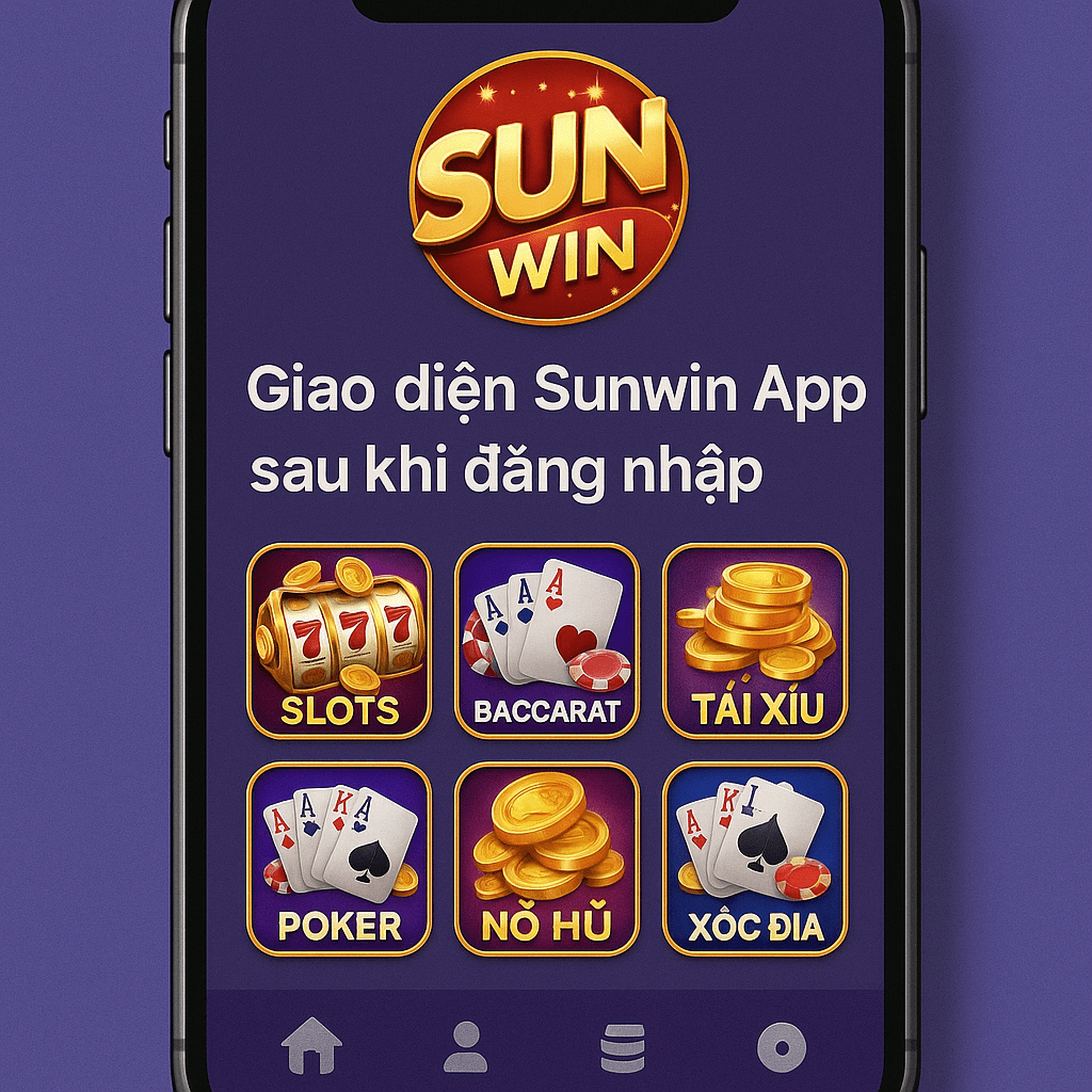 Giao diện Sunwin App sau khi đăng nhập trên iPhone (2) Giao diện Sunwin App sau khi đăng nhập trên iPhone (2)
