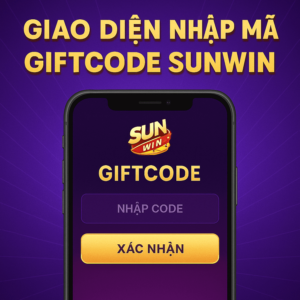 Giao diện nhập code Sunwin đơn giản, dễ thao tác cho mọi người chơi Giao diện nhập code Sunwin đơn giản, dễ thao tác cho mọi người chơi