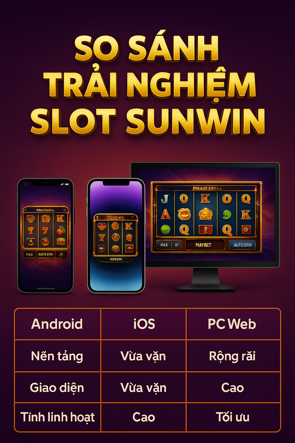 So sánh trải nghiệm Mini Game, Slot và Poker trên Sunwin So sánh trải nghiệm Mini Game, Slot và Poker trên Sunwin